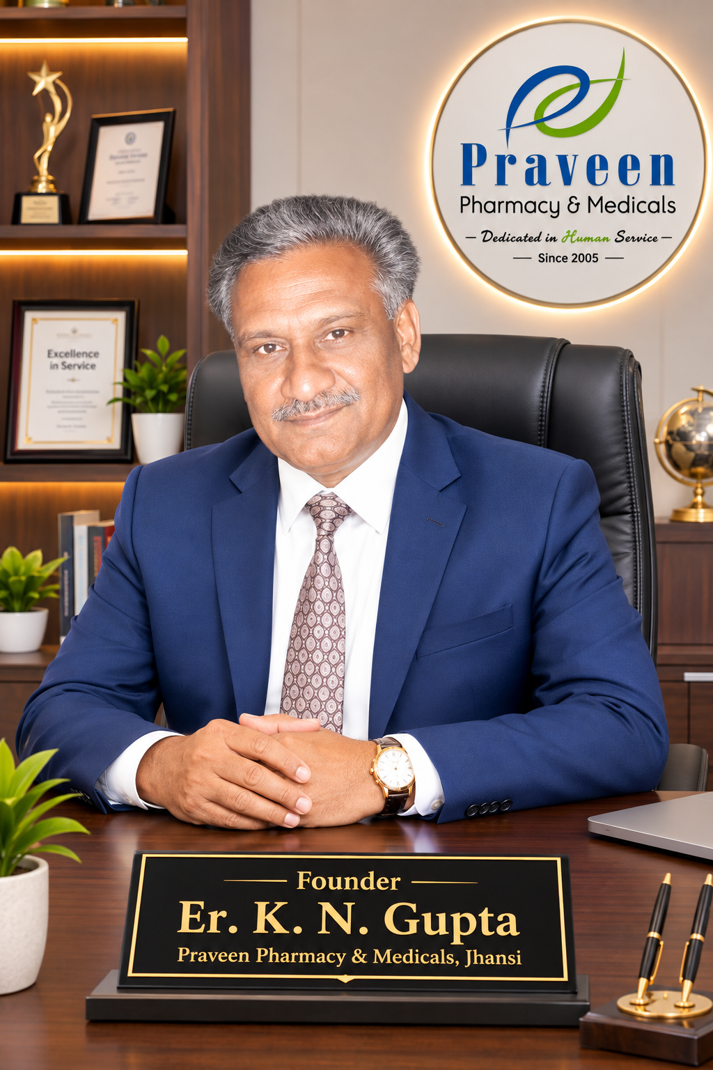 Founder of Praveen Pharmacy & Medicals